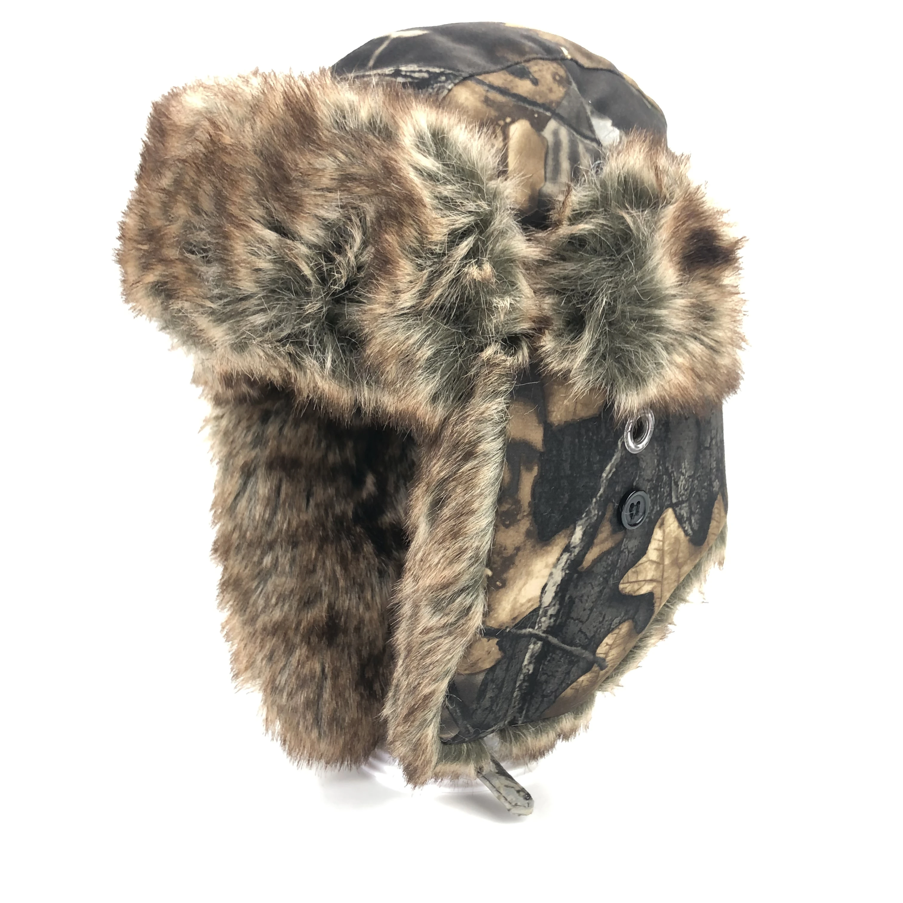 Trooper Plush Faux Fur Aviator Bomber Earflap Trapper Eskimo Winter Hats