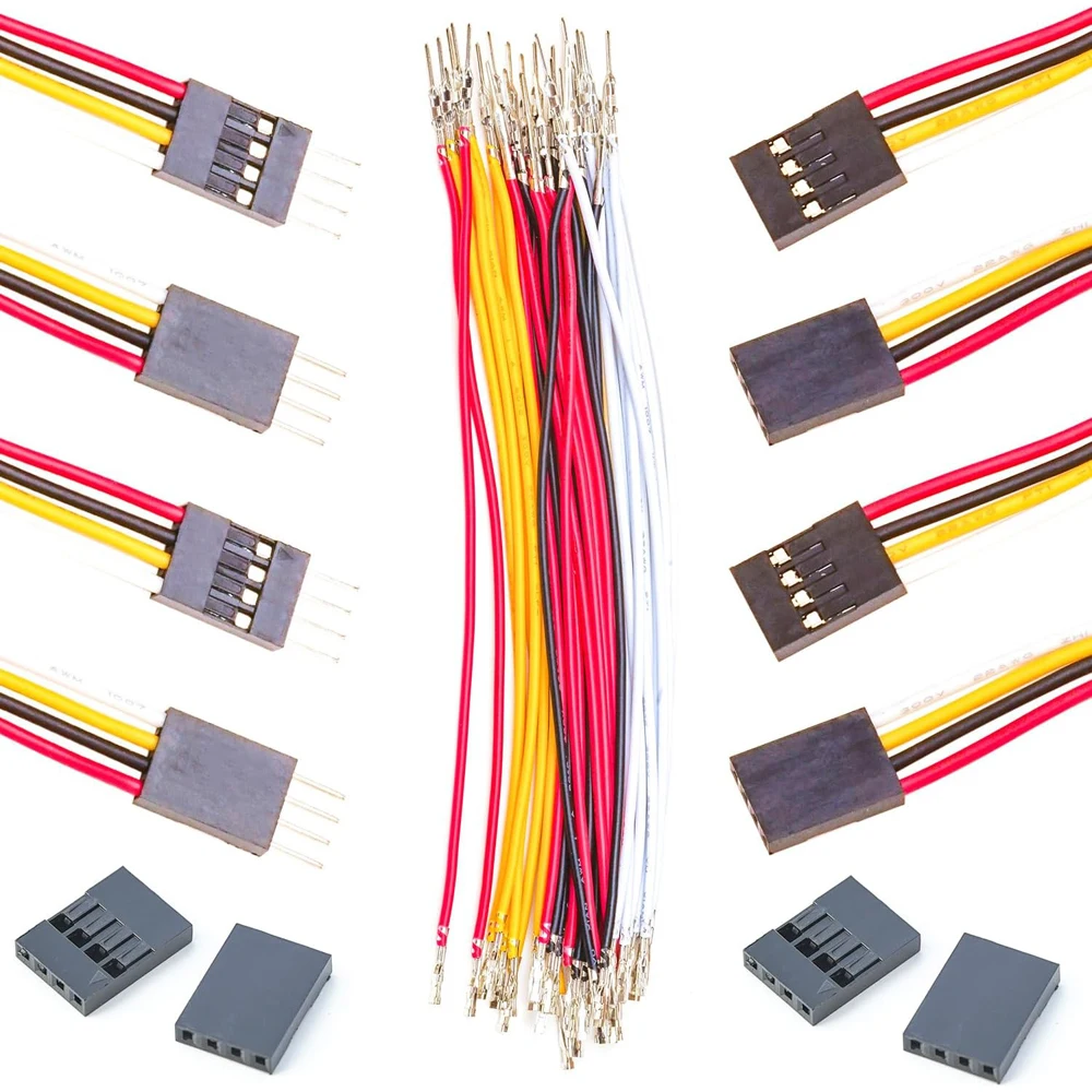 2.54mm Dupont Wire Cable Female Male Single Row 1/2/3/4/5/6/7/8/9/10P JST Connector with Length of 10/20/30/50/100cm Dupont Wire