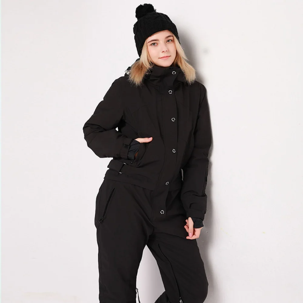 Custom men and women one-piece windproof autumn and winter ski wear trendy waterproof breathable ski wear