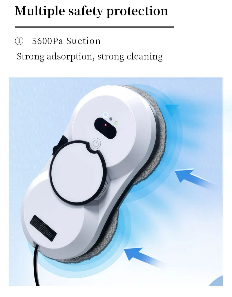 HCR-10 Outdoor Window Cleaning Robot with Water Anti-Fall Glass Window Washing Machine for Household Use