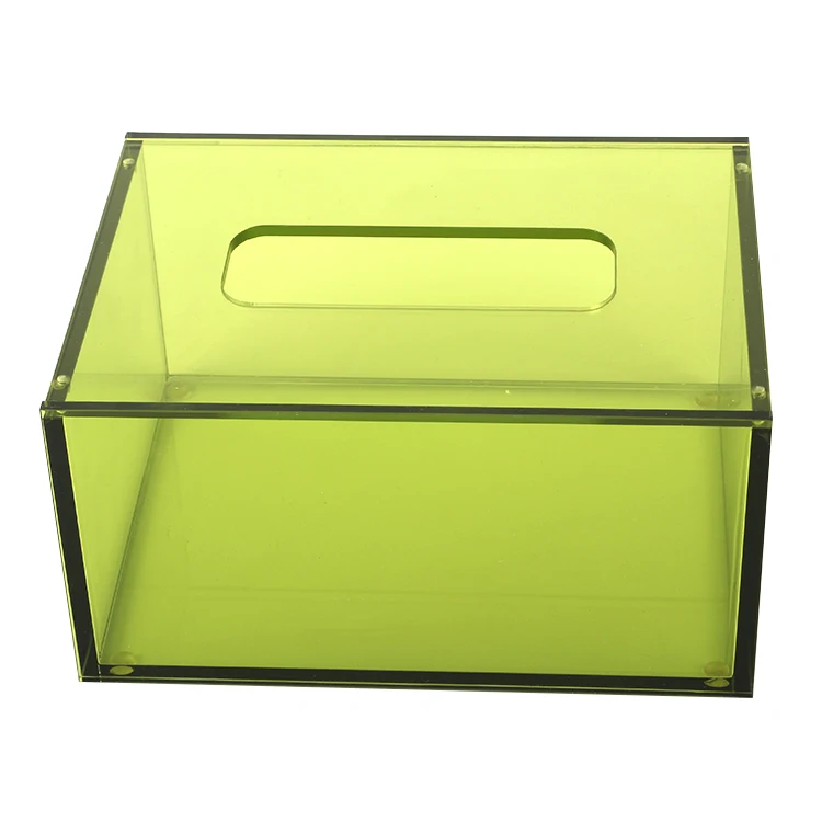 
Wholesale Fashionable Customized Acrylic Tissue Box For Home Car 