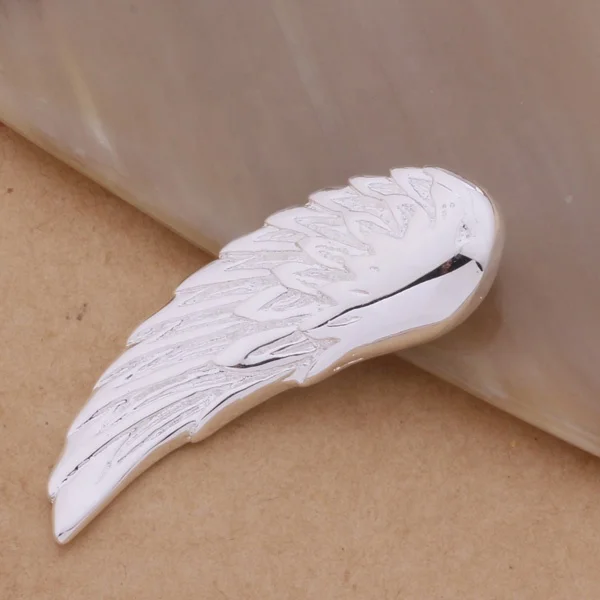 
Holy Angel Create Shape Fashion Jewelry plated 925 Silver Pendant Necklace 17201AN146 