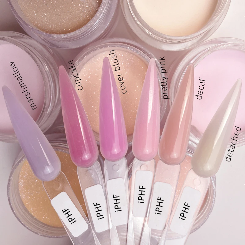 Custom High Quality Cover Clear Pink Acrylic Powder Buttery And Creamy Nail Acrylic Powder