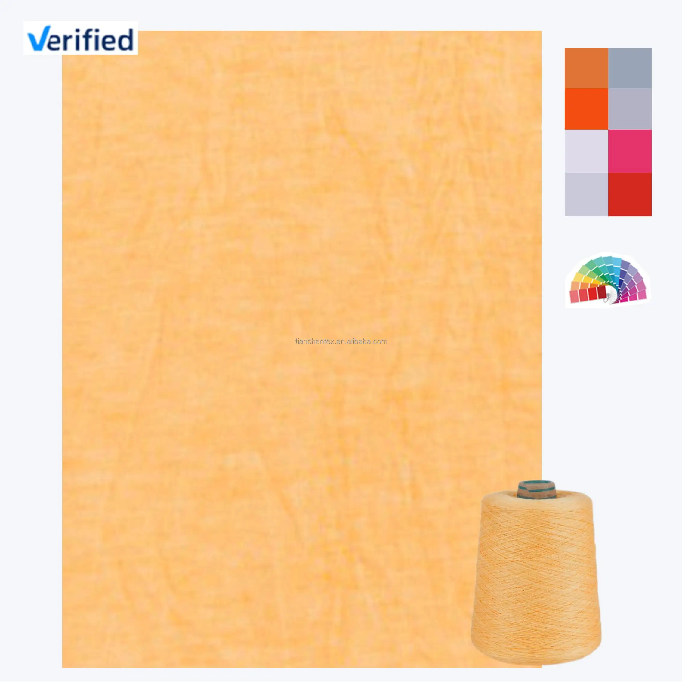 16-40S Good Strength Spun and Dyed Recycled Features of 100% Silk Lyocell Yarn