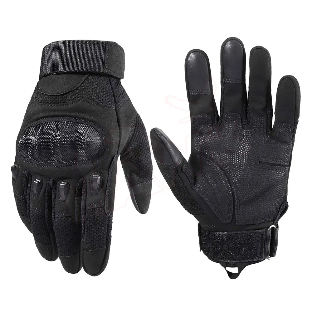 Fiber Hard Knuckle Bike Riding Gloves / High Quality Motorbike Gear Motorbike Racing Gloves Winter Leather Windproof