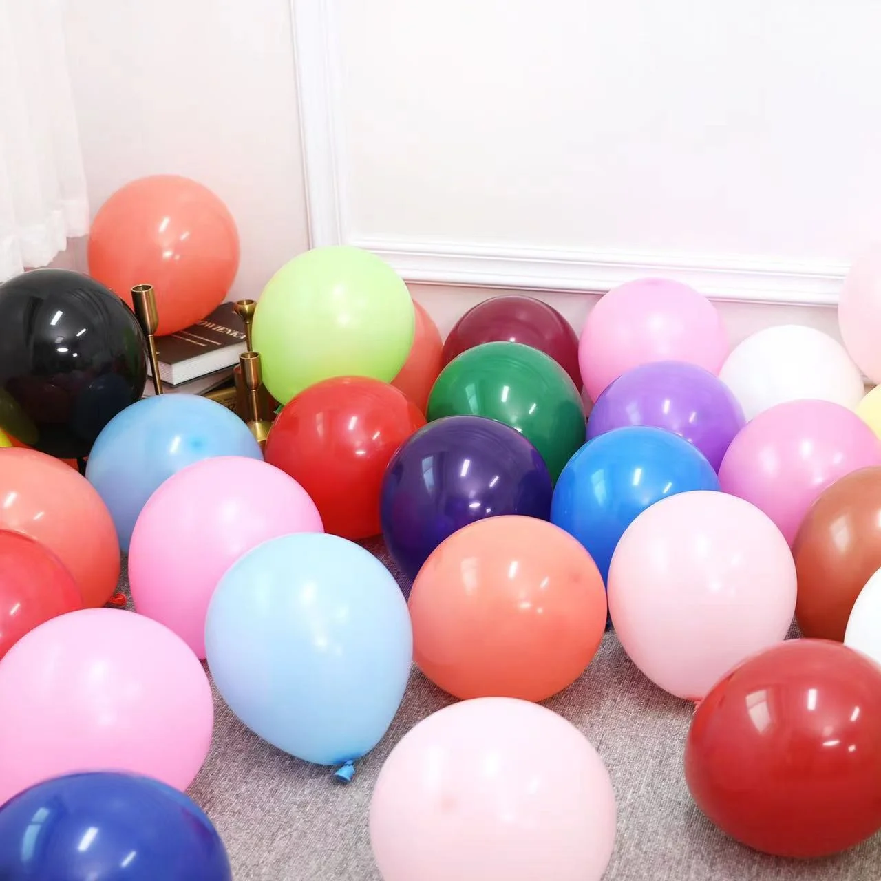 Wholesale 10 Inch Matte Latex Balloons Colorful Thicken Latex Globos For Wedding Birthday Party Arrangement Decorative Balloons