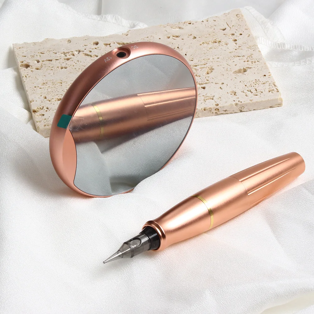 P90 Permanent Makeup Tattoo Machines Device Kit Include Digital Power Supply PMU Pen and 2 Interface With 10 Needles