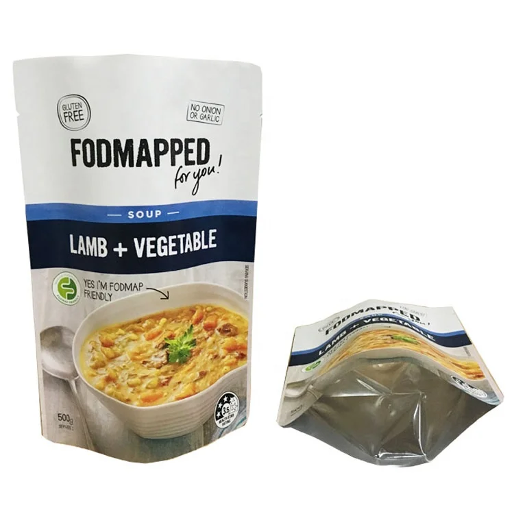 Hot Sale Moisture Proof Reusable Plastic Food Packing Bag For 300g 100% Pure Quinoa Grain
