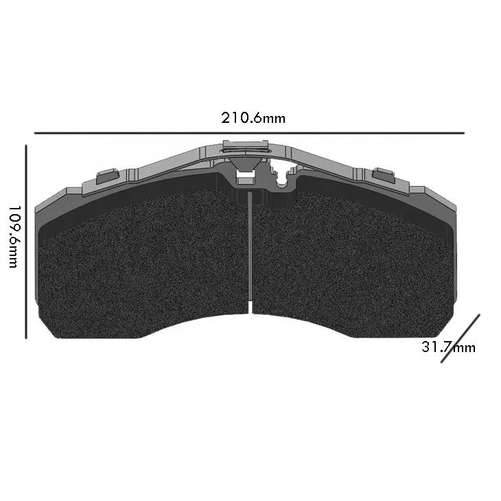 trailer truck dis brake pads original auto spare  parts  WVA29253  for BPW DAF MERCEDES SCANIA MAN IVECO