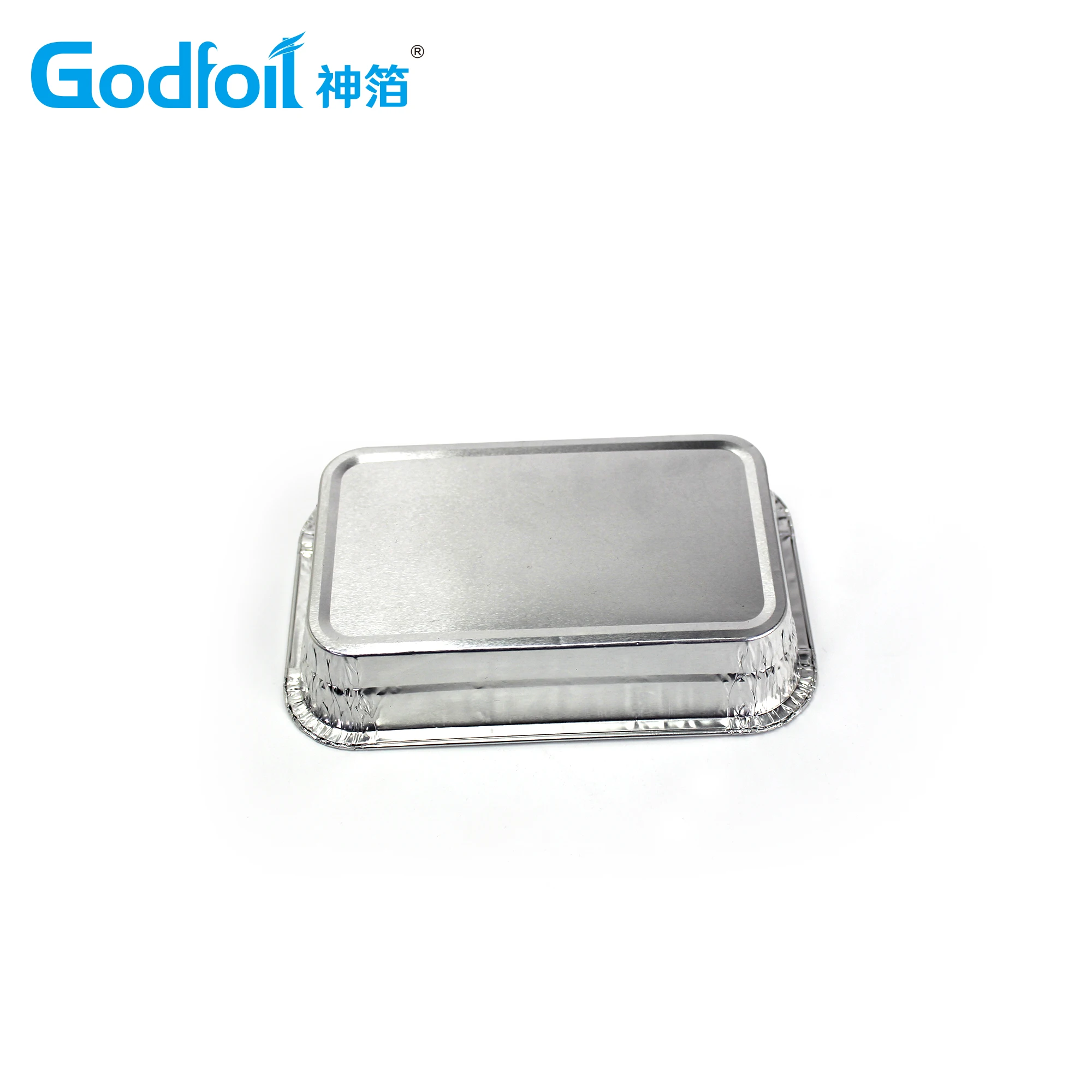 OEM Disposable Airline Use Aseptic Aluminum Foil Container For Food Wrapping