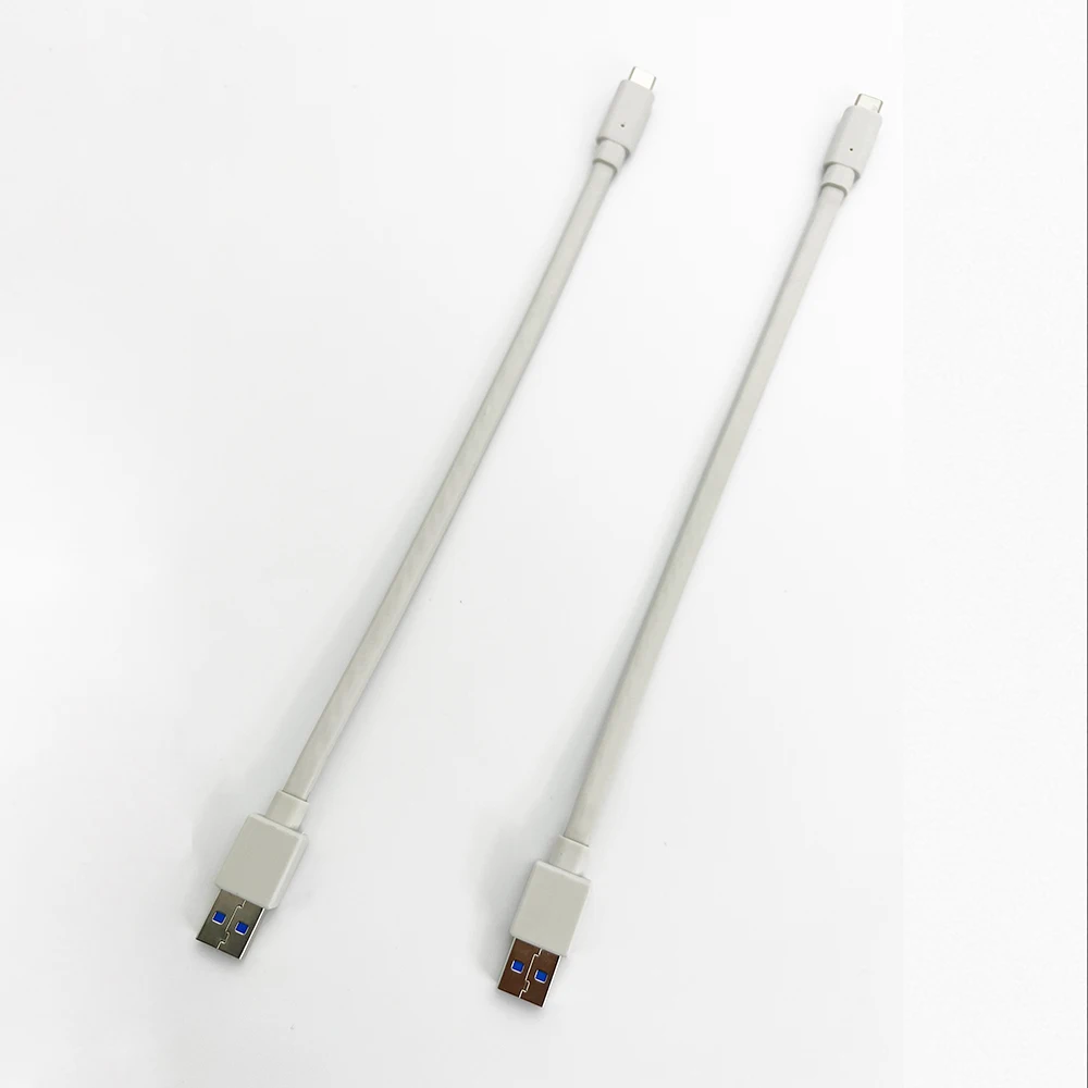 USB 3.1 Type C fast charging cable flat pvc HD SATA Cable