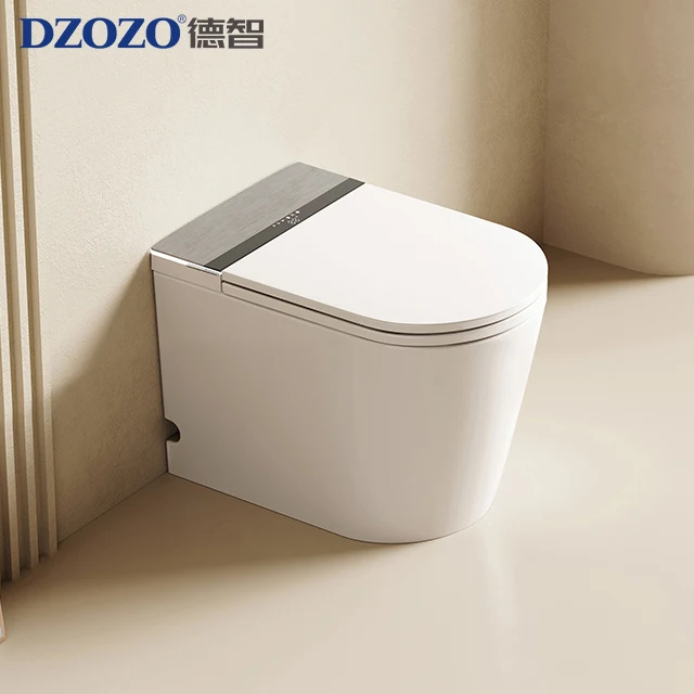 S023 Modern auto sensor flush electric bidet bathroom wc toilet ceramic p trap intelligent smart toilet