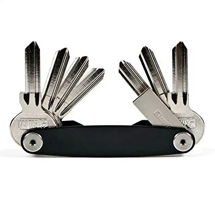 
Aluminium High Quality Key Holder Key Organizer Folding Many Color Keychain Car Key Case 