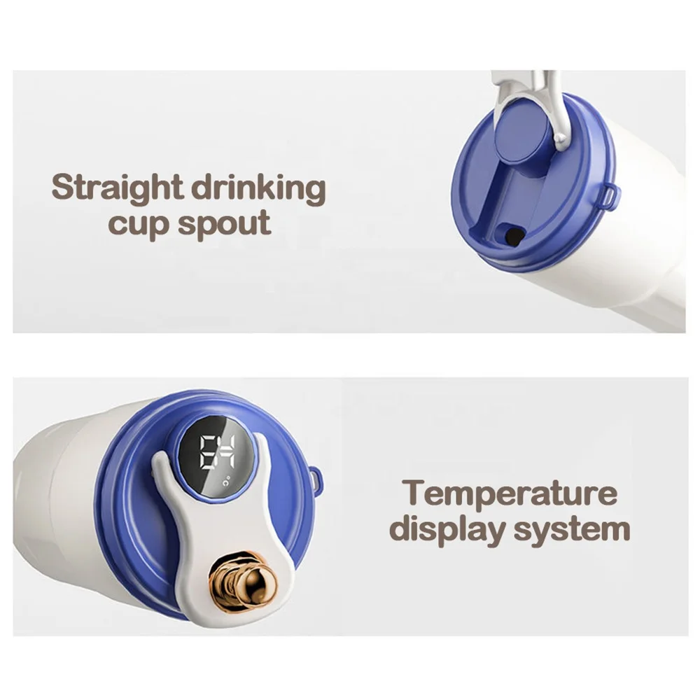 Temperature Display Thermal Water Bottle for Coffee Flask Water Bottle Hot and Cold 420ml Stainless Steel Smart Digital Thermos