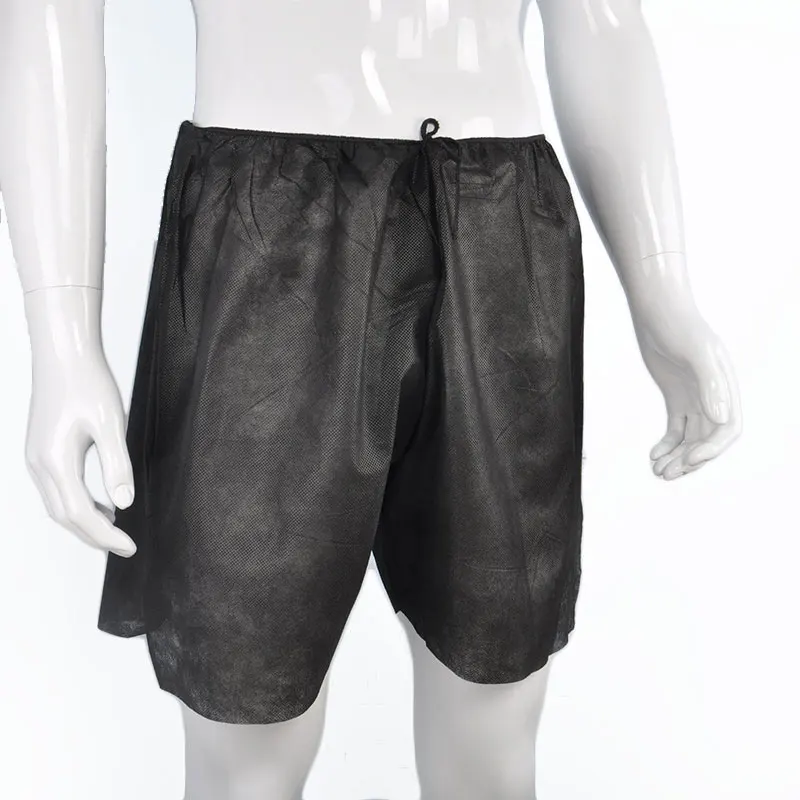 Low price Disposable Non-woven Fabric SMS Colonoscopy Checking Pants Exam Pants Colonoscopy Shorts For Hospital