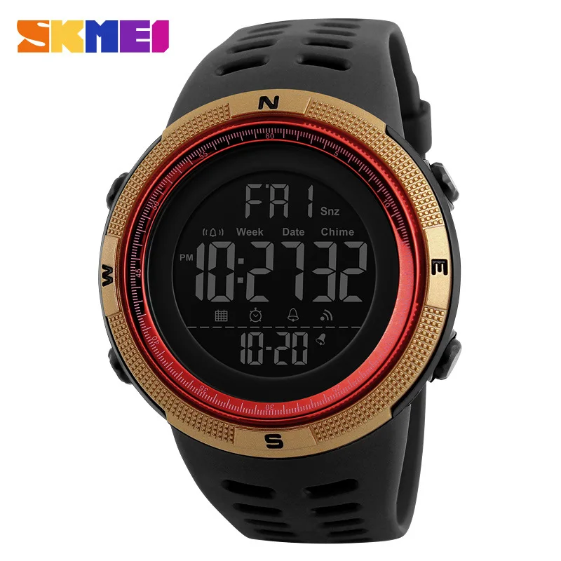 skmei watch digital outdoor sport waterproof luminous mans watch perfect