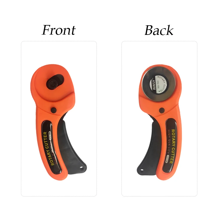 WISDOM Custom Cutting Tailor Scissors Tools Fabric Cut Rotary Cutter 45mm Wide Blade Auto Lock Rotary Cutters