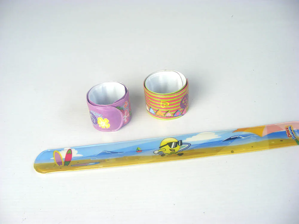 Похлопывающая лента, детская игрушка «сделай сам», прямая Линейка, похлопывающая круглая, рекламная, изготовленная на заказ пластиковая