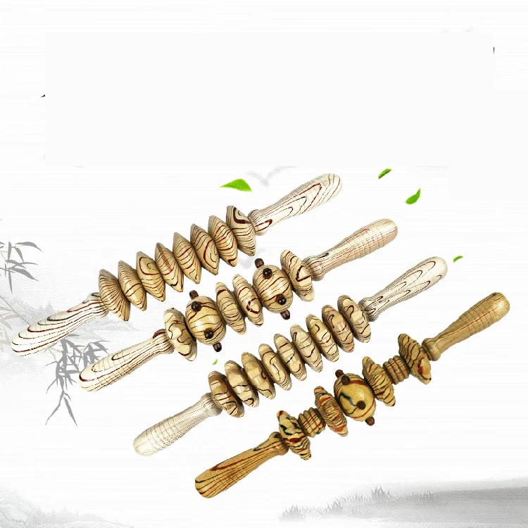 
Wholesale 34cm/36cm/37cm lotus wood trigger point massage stick,cellulite and yago massage stick 