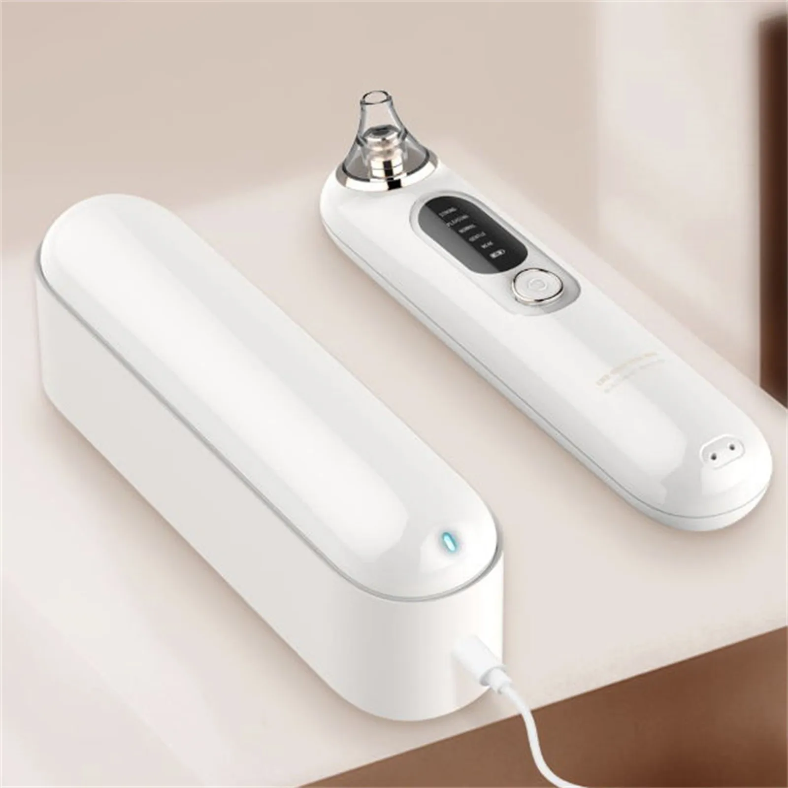 Facial Acne Vacuum Pore Cleaner Blackhead Removal Spot Cleansing Skin Home Spa Peeling Exfoliating Comedo Suction Beauty Device