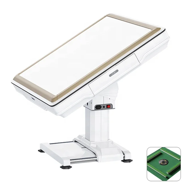 Современный простой маджонг полностью автоматический двойной привод Электрический складной домашний бас четырехпортовый маджонг стол