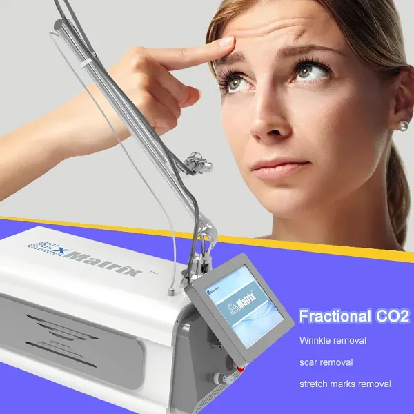 Newest Beauty Fractional CO2 Laser Skin Equipment for Pigmentation Clinic Salon CO2 Fractional Laser Machine for Skin Tags