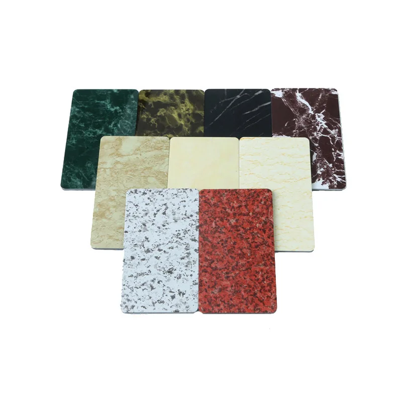 High Quality Artificial Composite Plastic Marble Sheet Aluminum Plastic Composite Material Wall Panels
