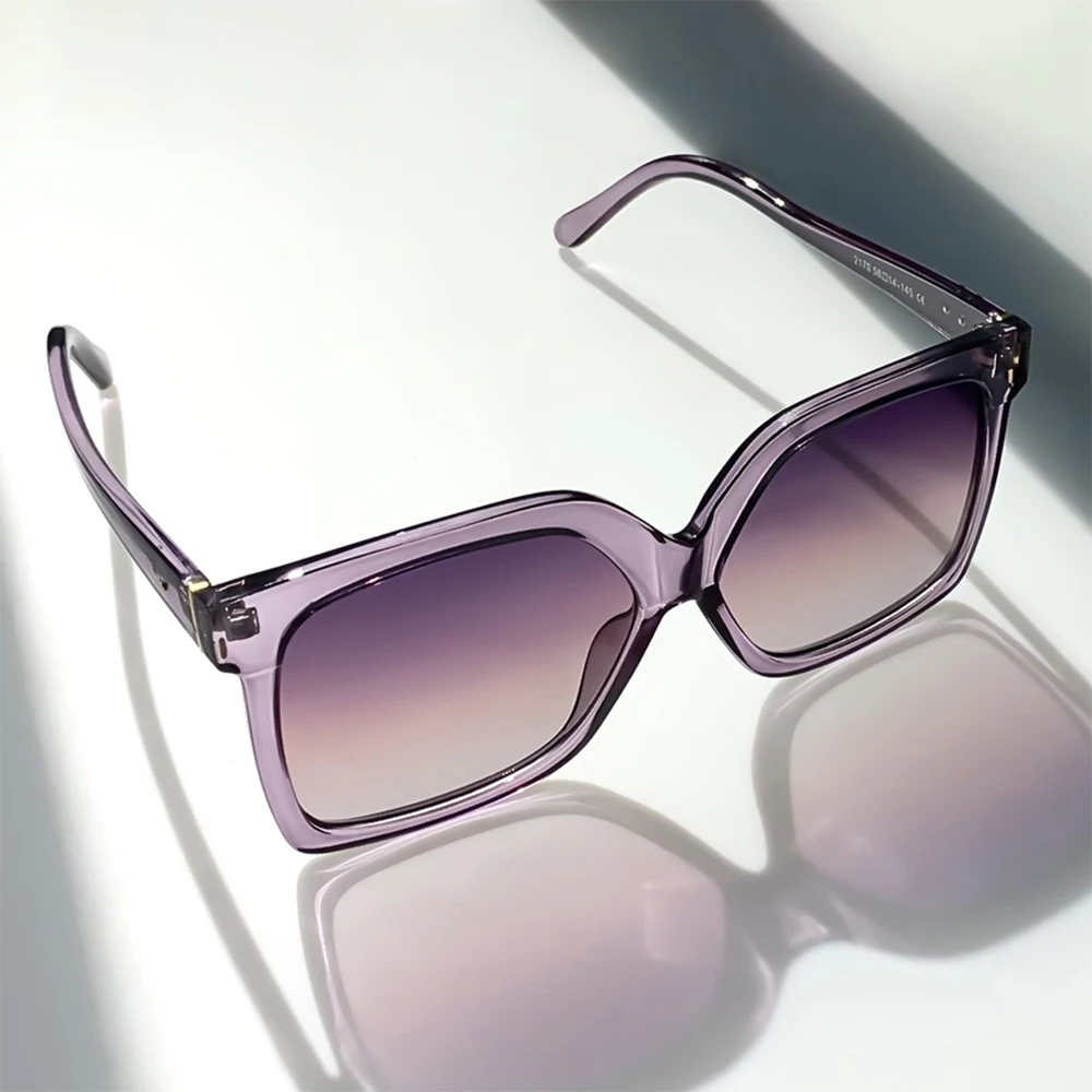 2021 Plastic Frame Oversized Colorful Trendy Women Men Sun Glasses Big Square Shades Sunglasses