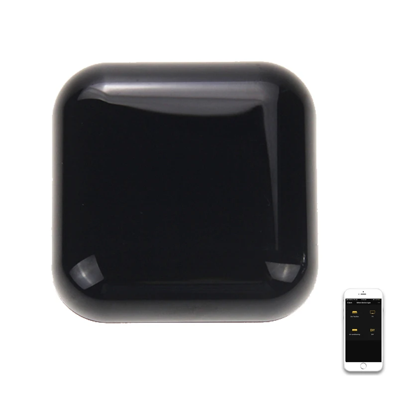 Черный Универсальный пульт дистанционного управления WiFi IR для умного дома