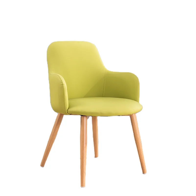 
2019 cafe chair and tables set modern living room wooden garden chair with arms for comfort kitchen bar nordic lounge 