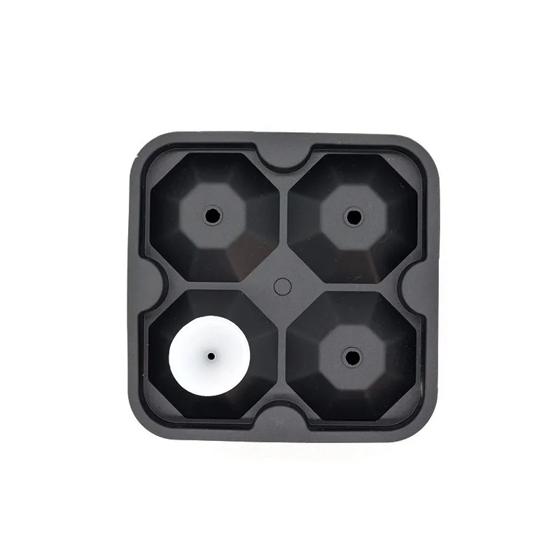 diamond shaped silicone ice cube tray molds for whisky cocktail