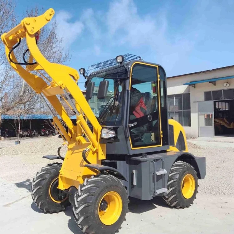 
 Сельскохозяйственный колесный погрузчик ZL08F с вилочным погрузчиком и CE  