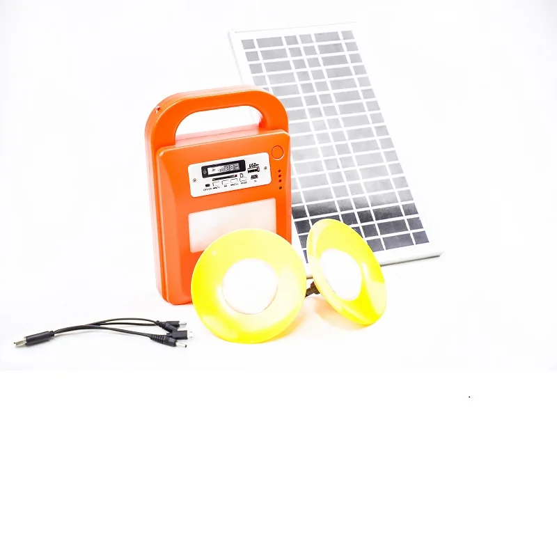 High Quality Solar Home Lighting System with FM Radio