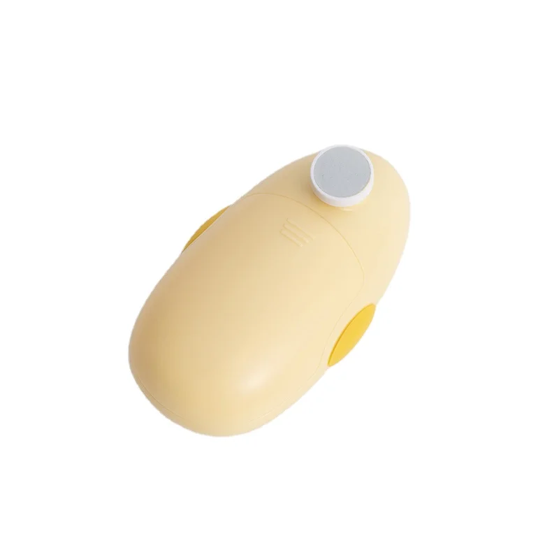 New Chick Shape Portable Convenient Automatic Infant Battery Finger File Cutter Electric Baby Nail Polisher