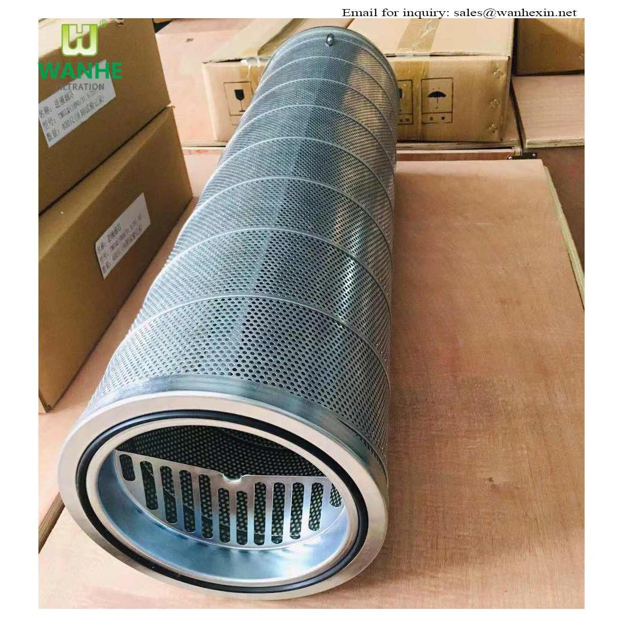 Original Quality Factory Refrigerator Ammonia Compressor Coalescence Separator Filter Element 531B0099H01