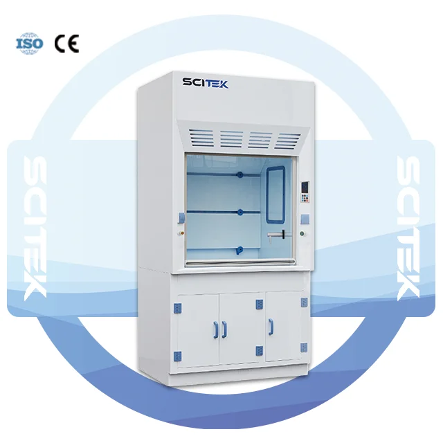 SCITEK Factory Price Ductless Fume Hood Double-Layer Filters Touch Screen benchtop lab fume hood