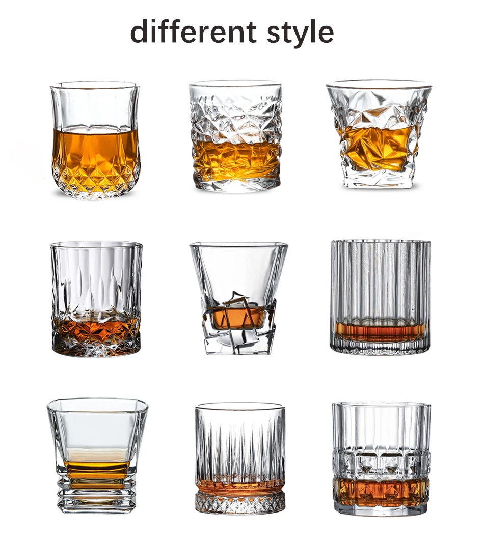 quality hot sale old fashioned clear jack daniels murano rock chivas whisky glasses cups tumbler wine cup for drinking cup