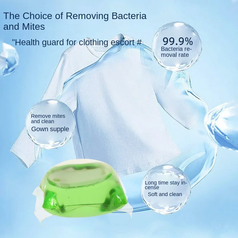 Private Label Cloth Cleanser Detergent Pods Eco-Friendly Customized Washing Detergent Laundry Oem Fragrance Detergent Beads