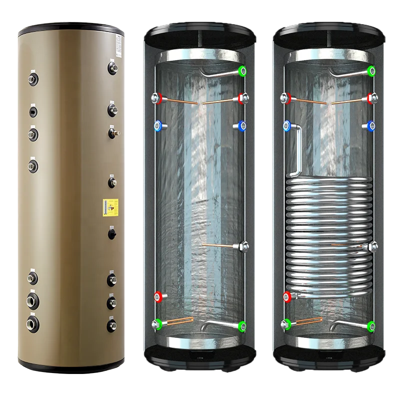 Legend SUS 304/316/ stainless steel duplex big heat pump hot water heater tank Supply for family, villa, apartment etc