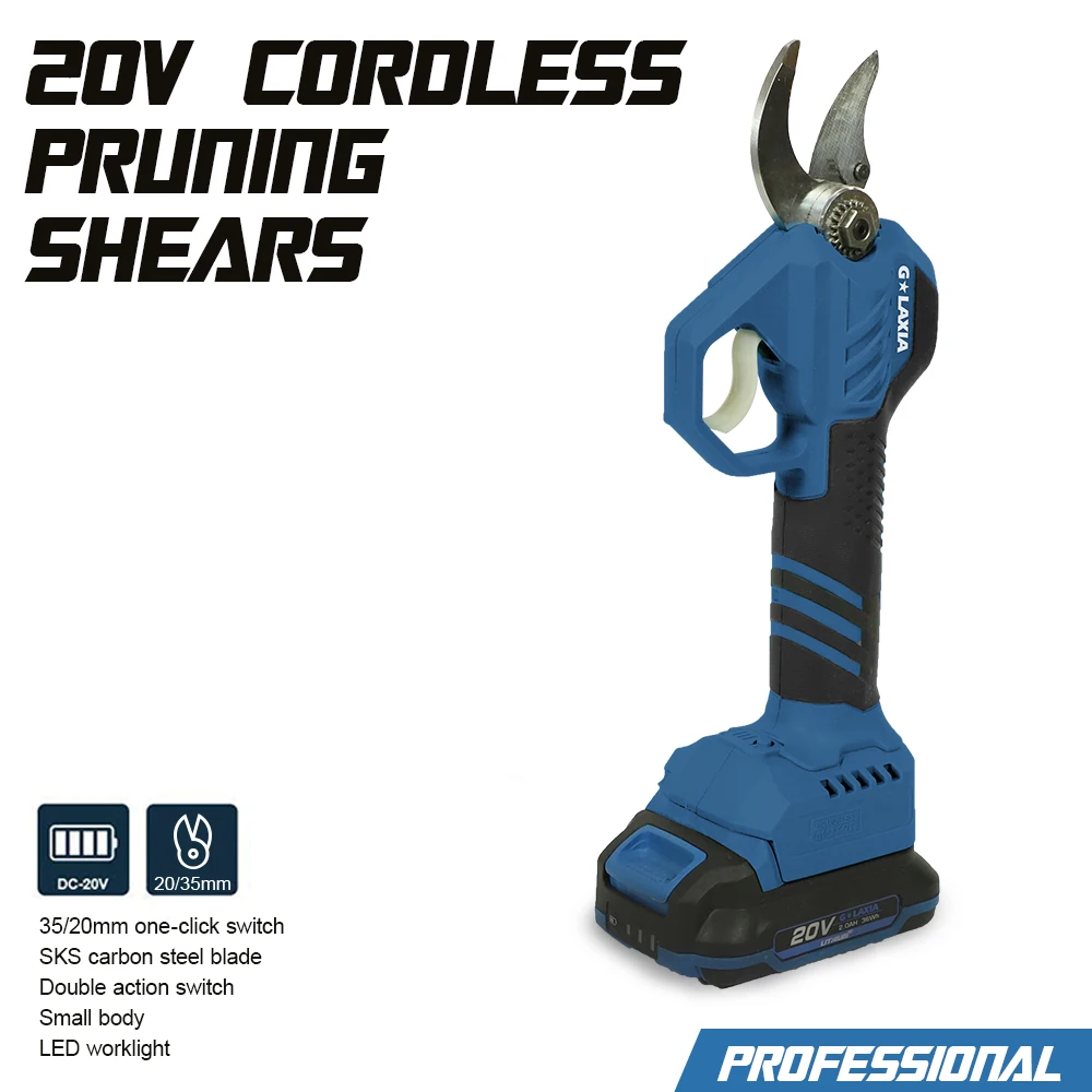 20V Battery Powered Cordless Pruning Shears