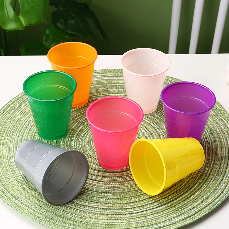 Material PP Cheap Plastic Cup Polypropylene Plastic Cups Plastic Cup Designs With Lid Hot Sale