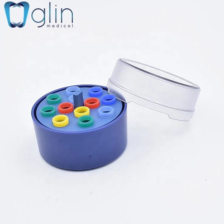 High quality low price Dental disinfection box 44 Hole transparent cover endo box