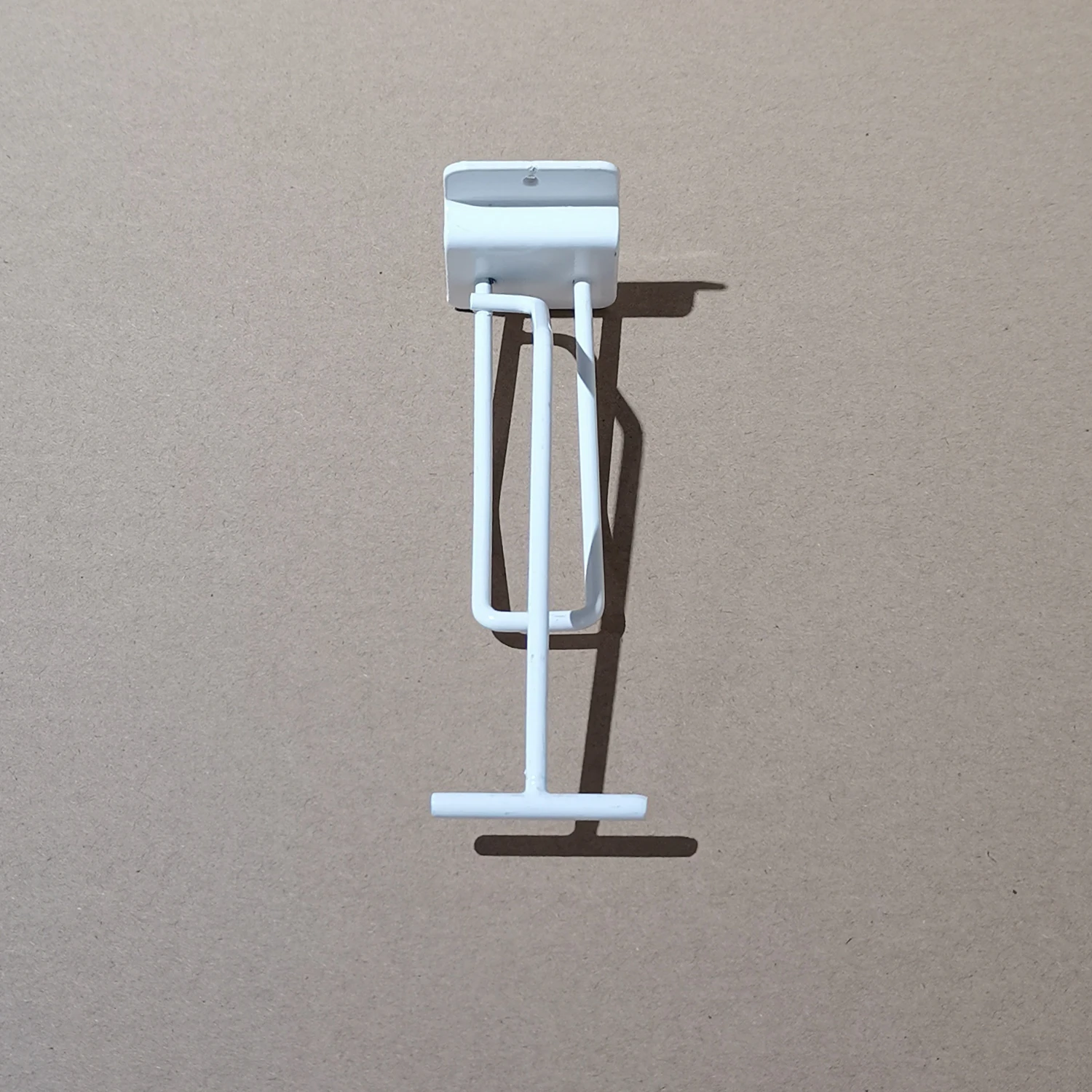 metal slot wall display white hooks with wire price tag holder for store shop supermarket