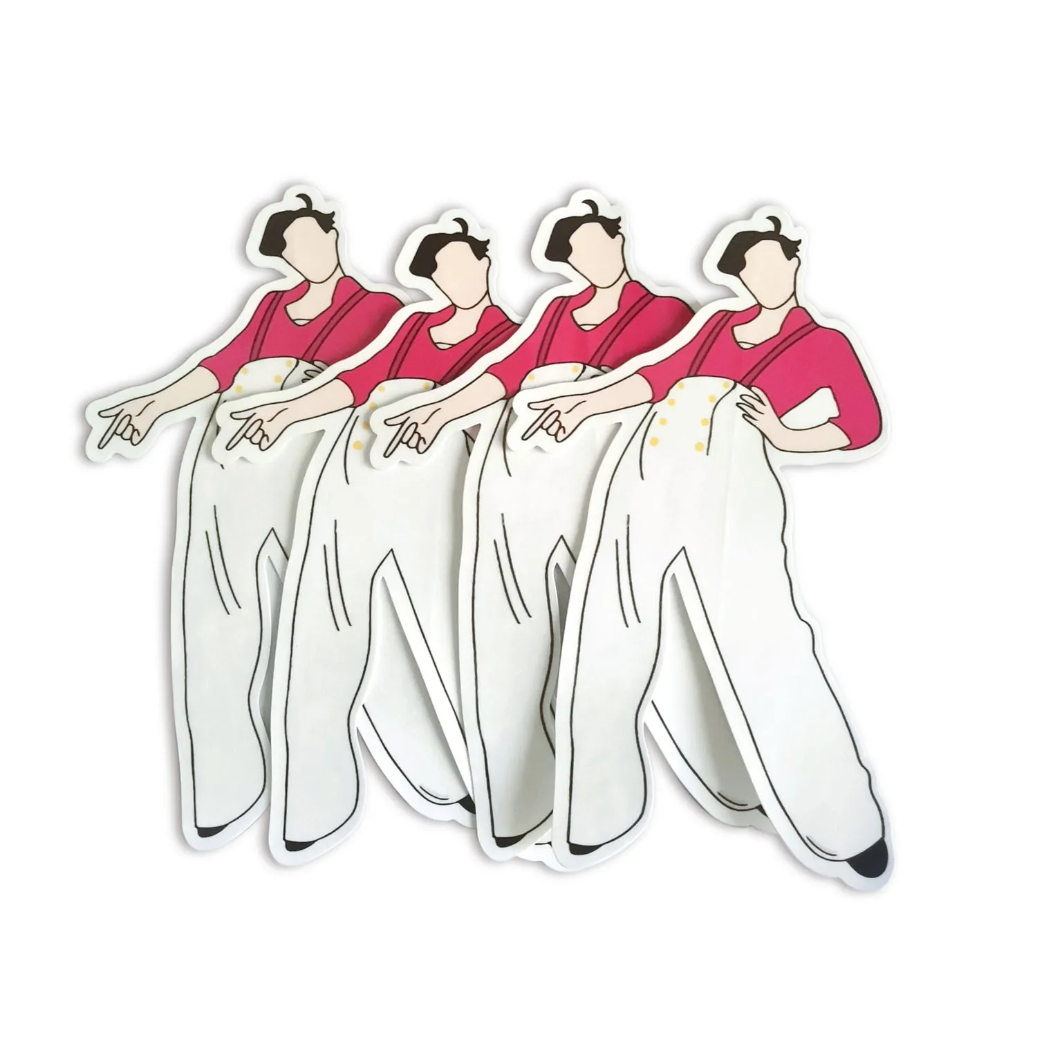 Company Design Logo Self Adhesive Waterproof Label Cartoon Vinyl sticker Recyclable Custom Printing Die Cut Stickers