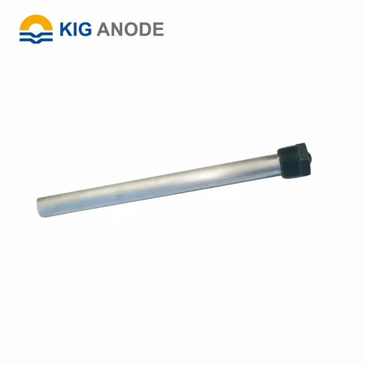 sacrificial anode rod AZ31 17*235MM WITH 3/4NPT NUT