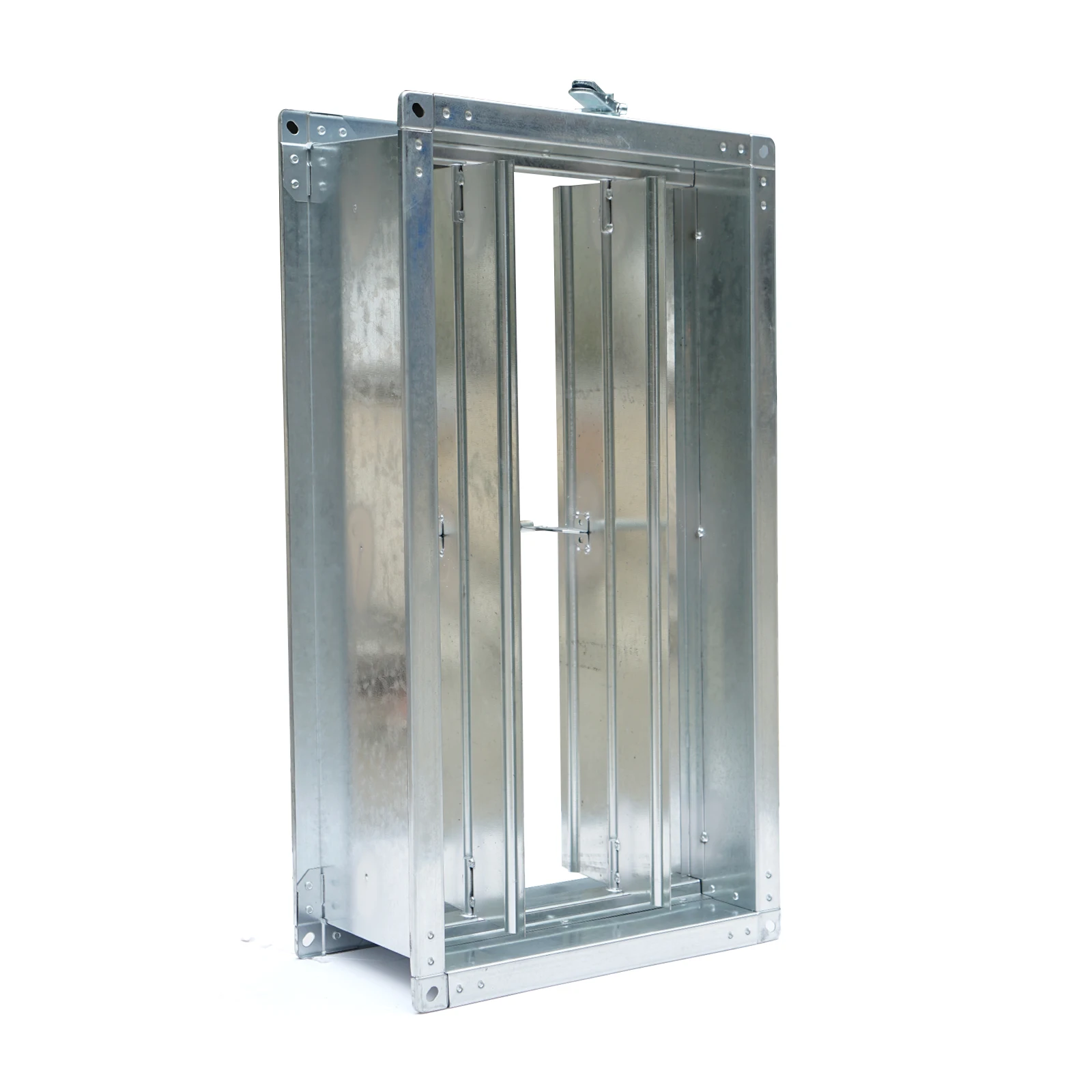 Square fire and smoke damper fire dampers with fusible links square motorized hvac fire-fighting damper