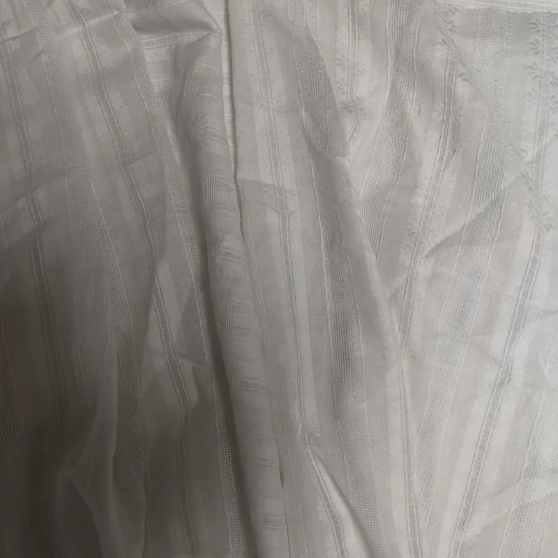 2021 new arrival customized high quality cotton dobby leno shirt fabric for sale