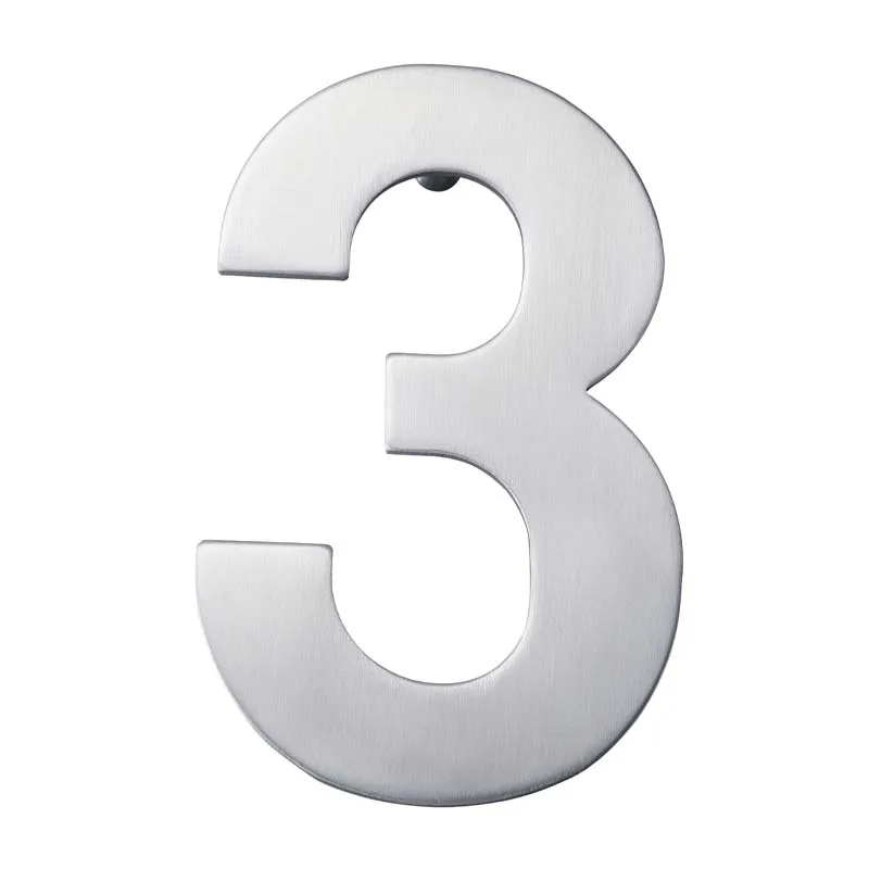 Customized Stainless Steel Door Sign Hotel Door Plate Address House Number