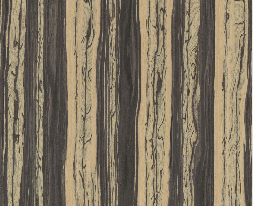 LANDSCAPE EBONY BLACK EBONY RECON VENEER FROM KAIYUAN