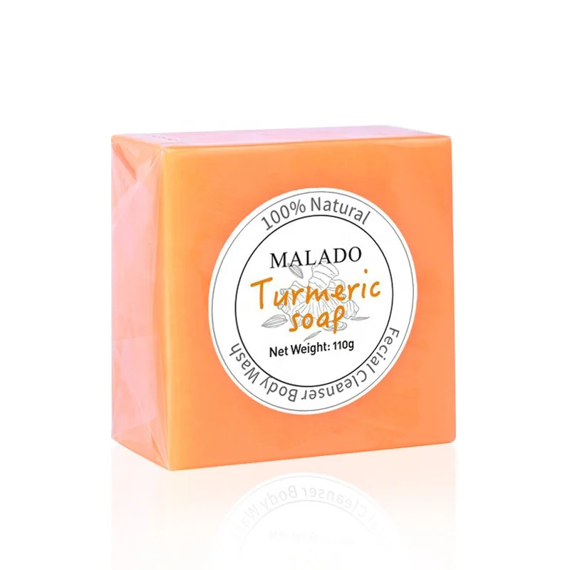 Lemon Turmeric Make Skin Tender Slippery Oil Soap Plant Extract Handmade Soap Brightening  Facial Soap